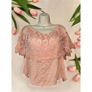 Womens Rhapsody Lightweight Mauve Top size Large